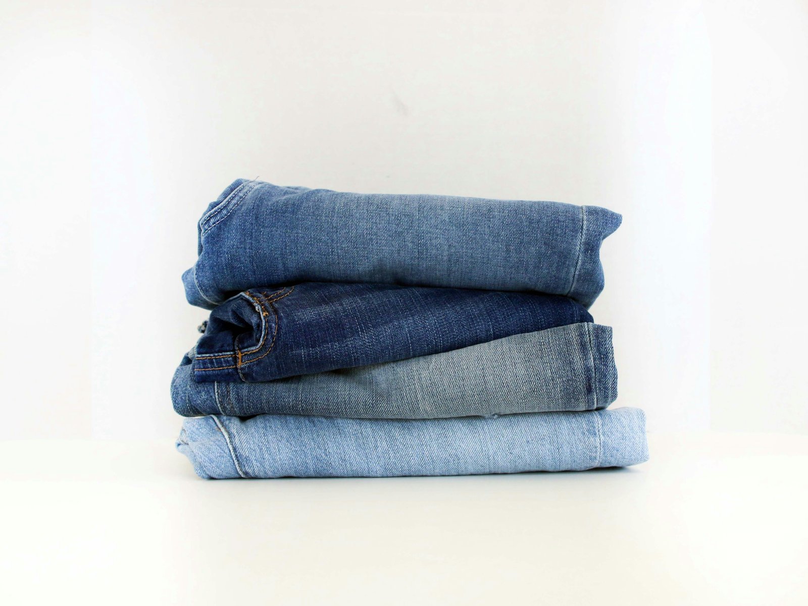 Jeans doblados